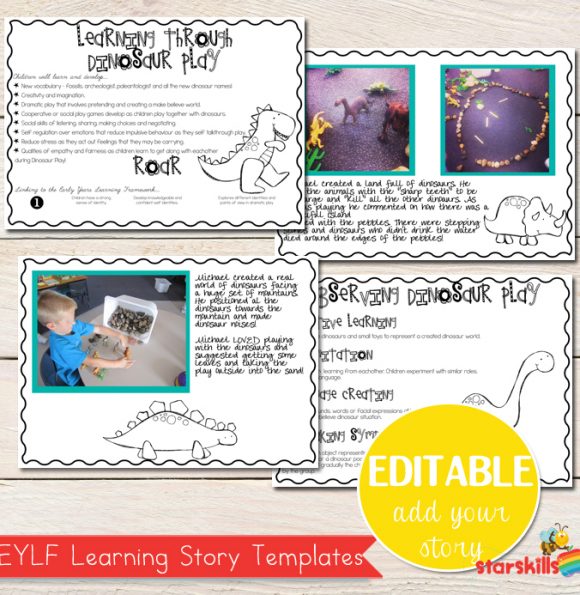 Learning Stories - Editable