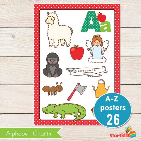 A-Z Alphabet Picture Charts
